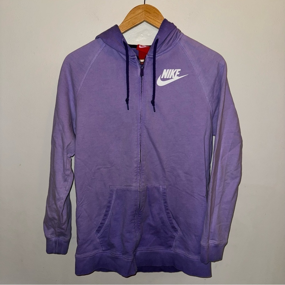 Nike Lavender Full Zip Up Hoodie Women’s Size Small